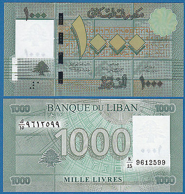 Lebanon 1000 Livres P 90b 2012 Liban Unc Low Shipping! Combine Free! P 90 B