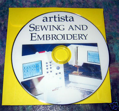 Bernina Artista Sew Embroidery Instruction Dvd 170,180