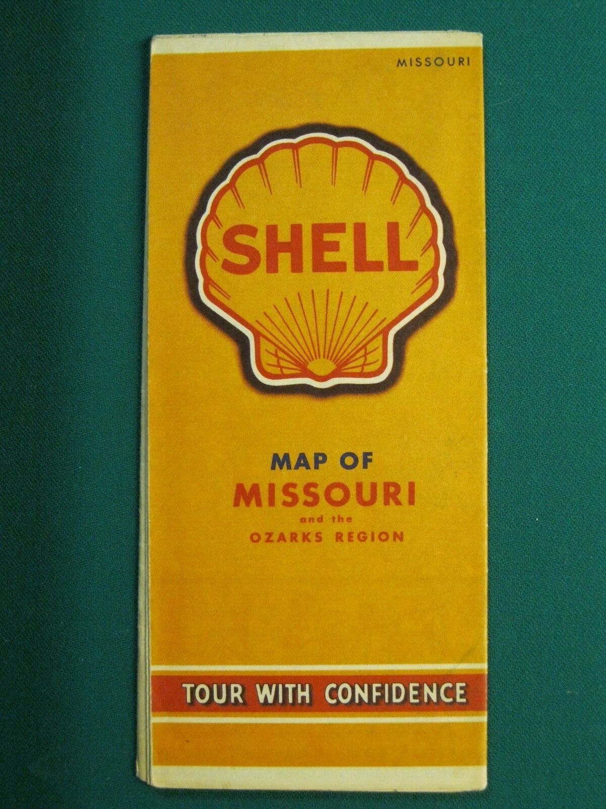 Shell Oil 1941 Highway Road Map Of Missouri