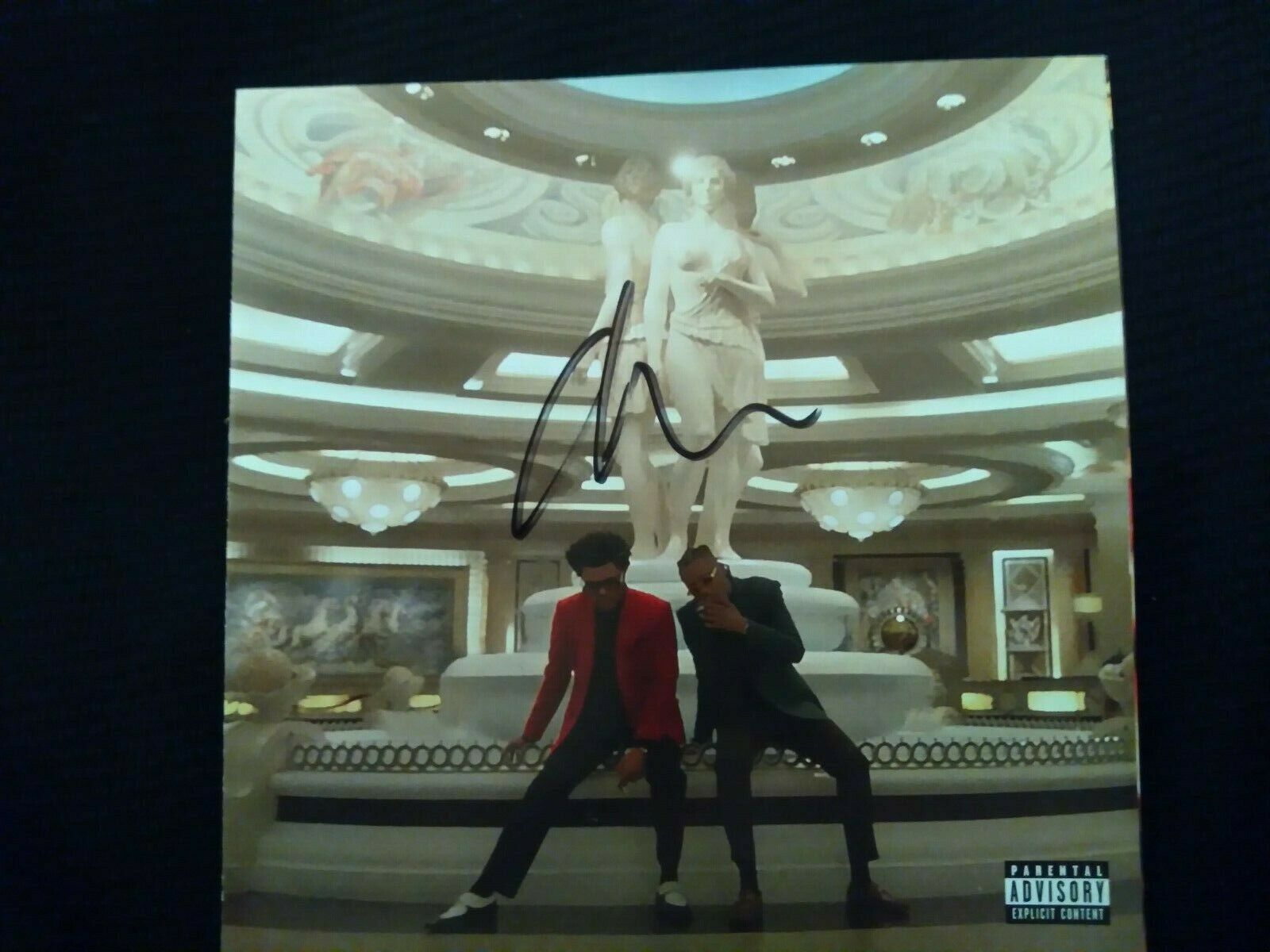 Signed Cd Cover The Weeknd With Coa