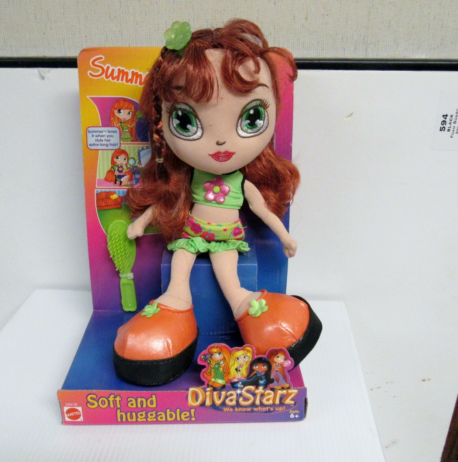 Mattel Diva Starz Summer Huggable Plush Rag Doll Figure Brand New