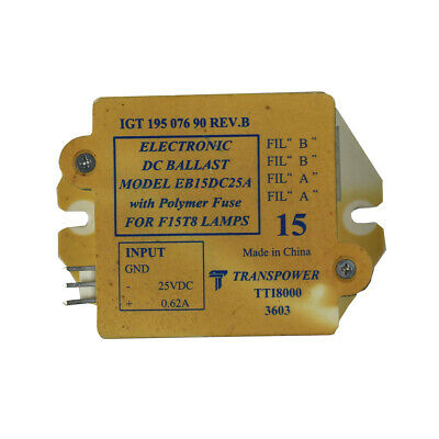 Igt Ballast With Polymer Fuse 25 Volts Dc 15 Watt (195-076-90)