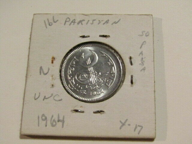 Pakistan 1964 50 Paisa Unc Coin