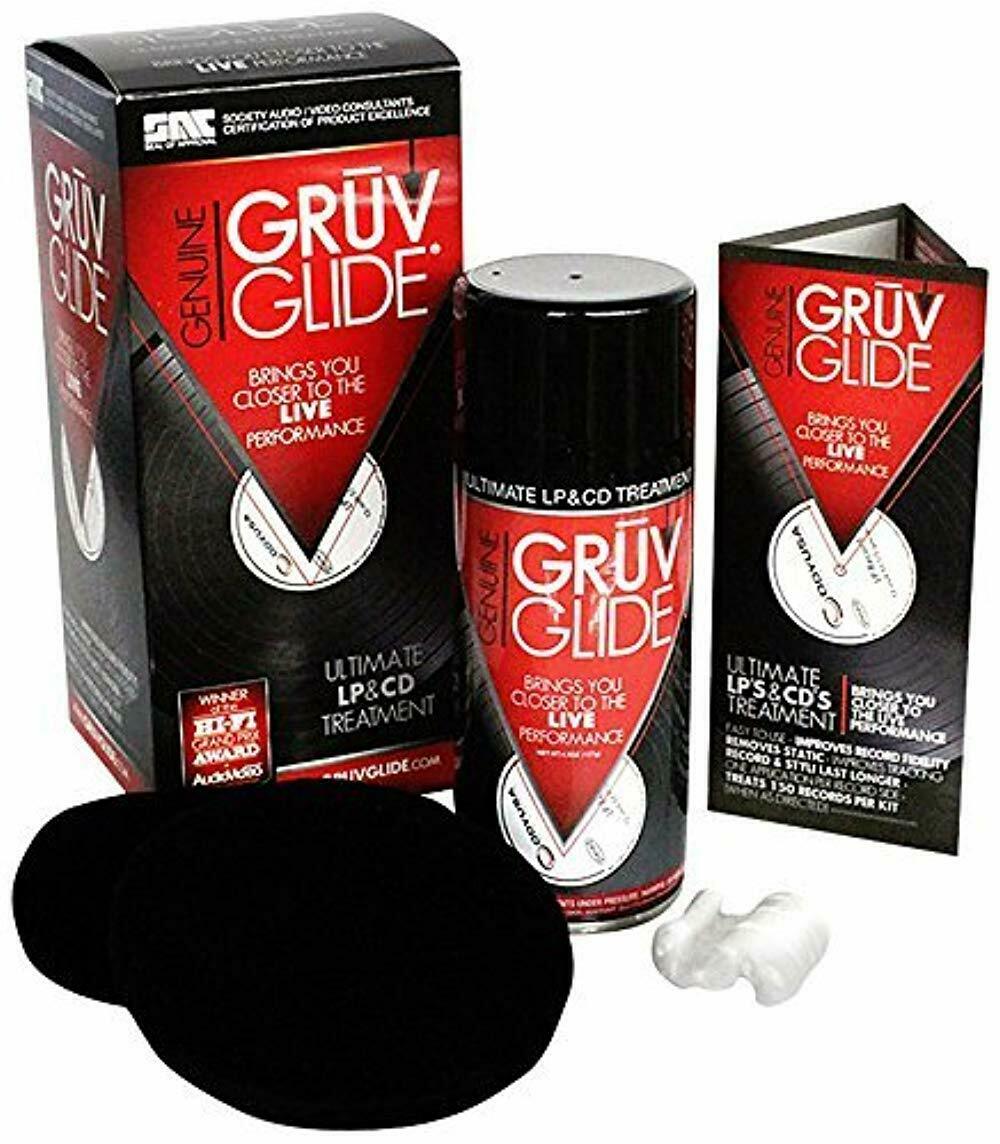 Gruv Glide Lp Vinyl Record And Cd Cleaning Treatment Kit
