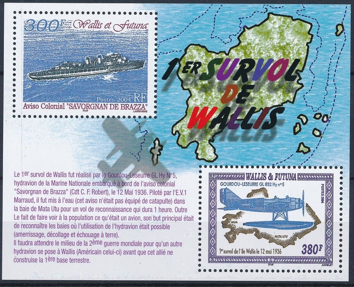 [p6419] Wallis Futuna 2004 Transportation Good Sheet Very Fine Mnh