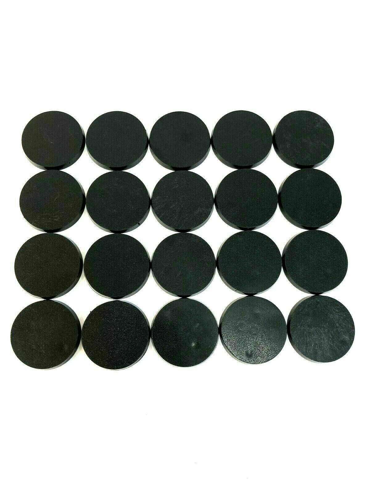 Lot Of 20 - 40mm Round Bases For Warhammer 40k & Aos Bitz Heavy Gear