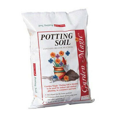 Michigan Peat 130065 Garden Magic Organic Potting Top Soil Blend, 40 Pound Bag