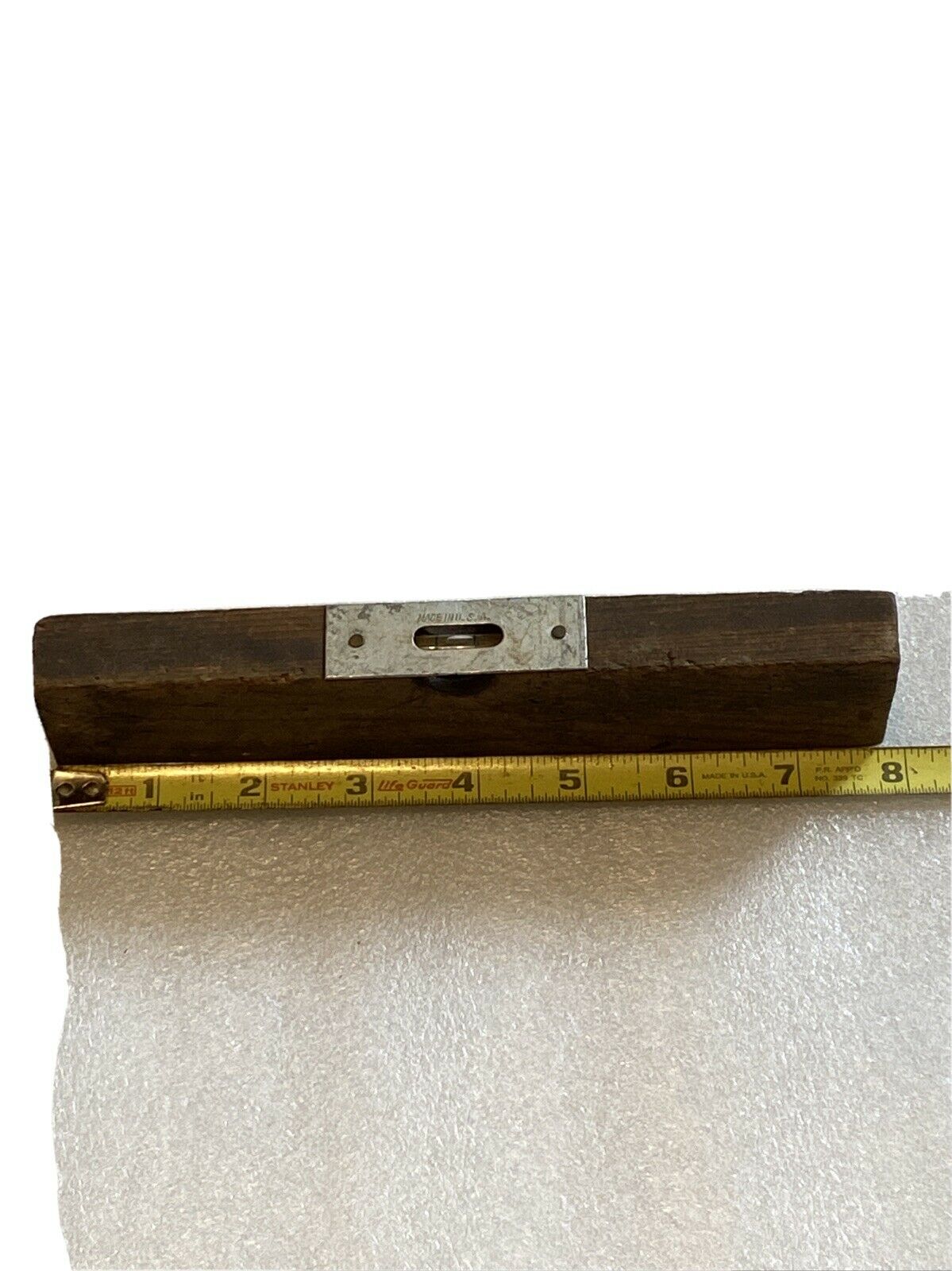 Vintage Wooden Level, No Brand Name Working Condition Usa Possibly Hand Made