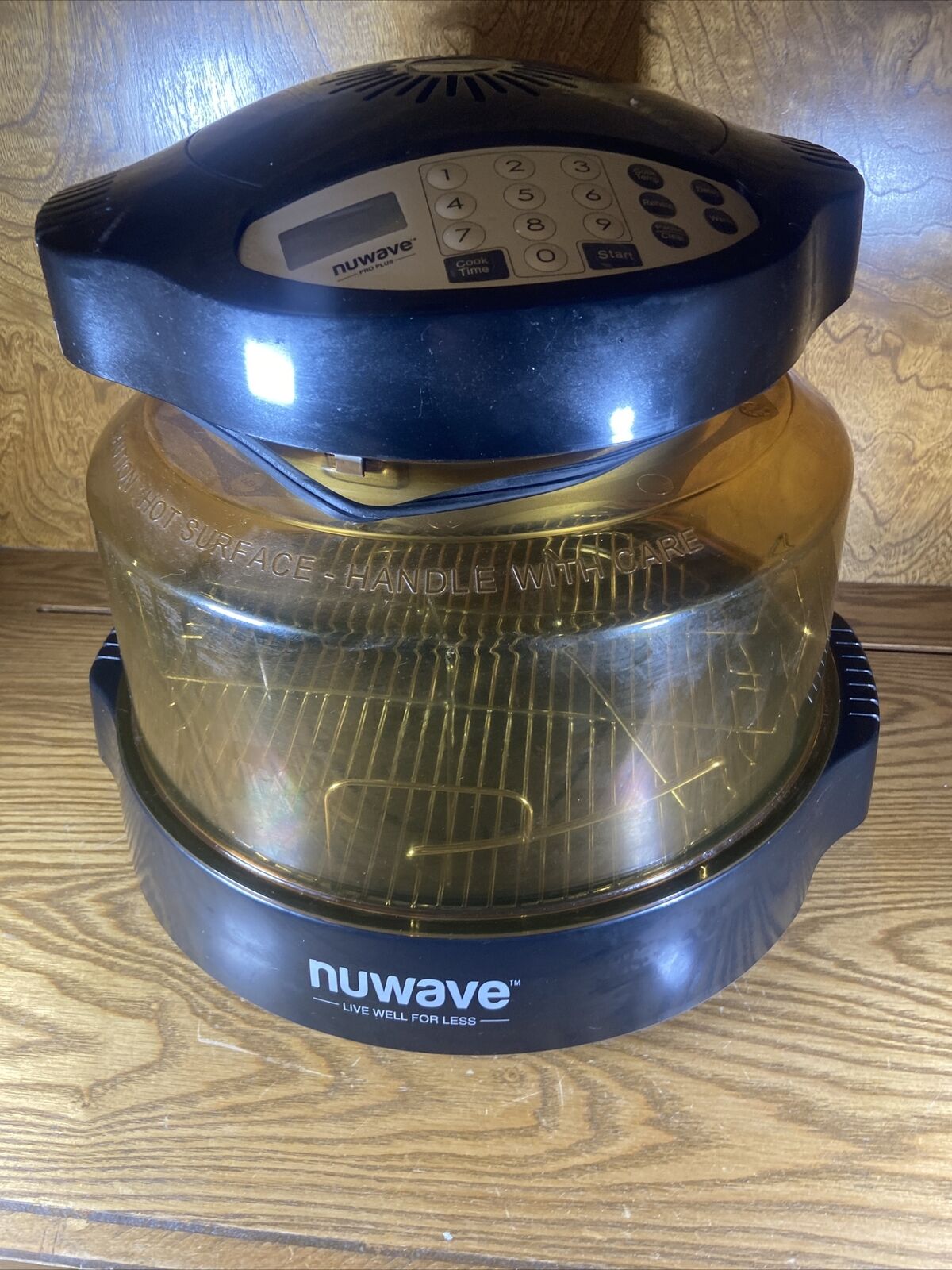 Nuwave Oven Pro Plus Model 20601 Black Infrared Amber Convection Oven