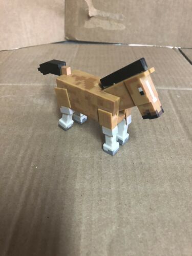 Minecraft  Chestnut Brown Horse And Girl