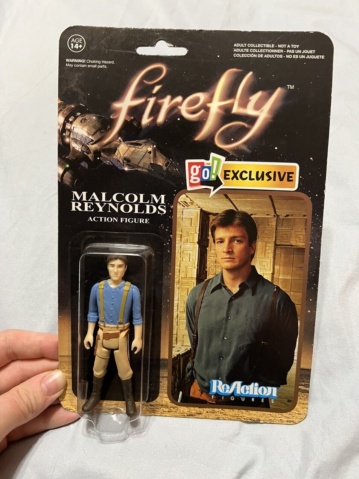 Funko / Super7 Reaction Figure Firefly Malcolm Reynolds 2014 Go! Exclusive