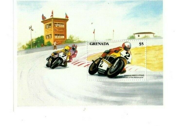 Grenada - 1985 - Motorcycle - Souvenir Sheet - Mnh (scott#1260)