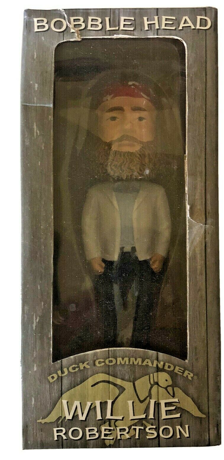 Duck Dynasty / Duck Commander Willie Robertson- Bobble Head-new In Box-see Photo