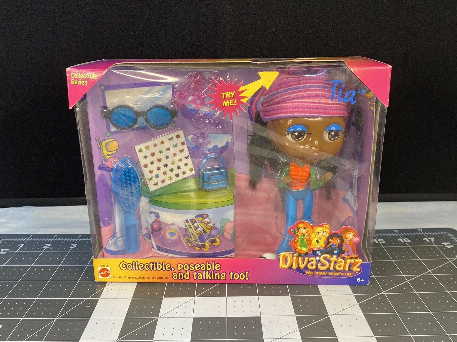 New 2000 Mattel Diva Starz "tia" Collectible, Poseable And Talking Too!