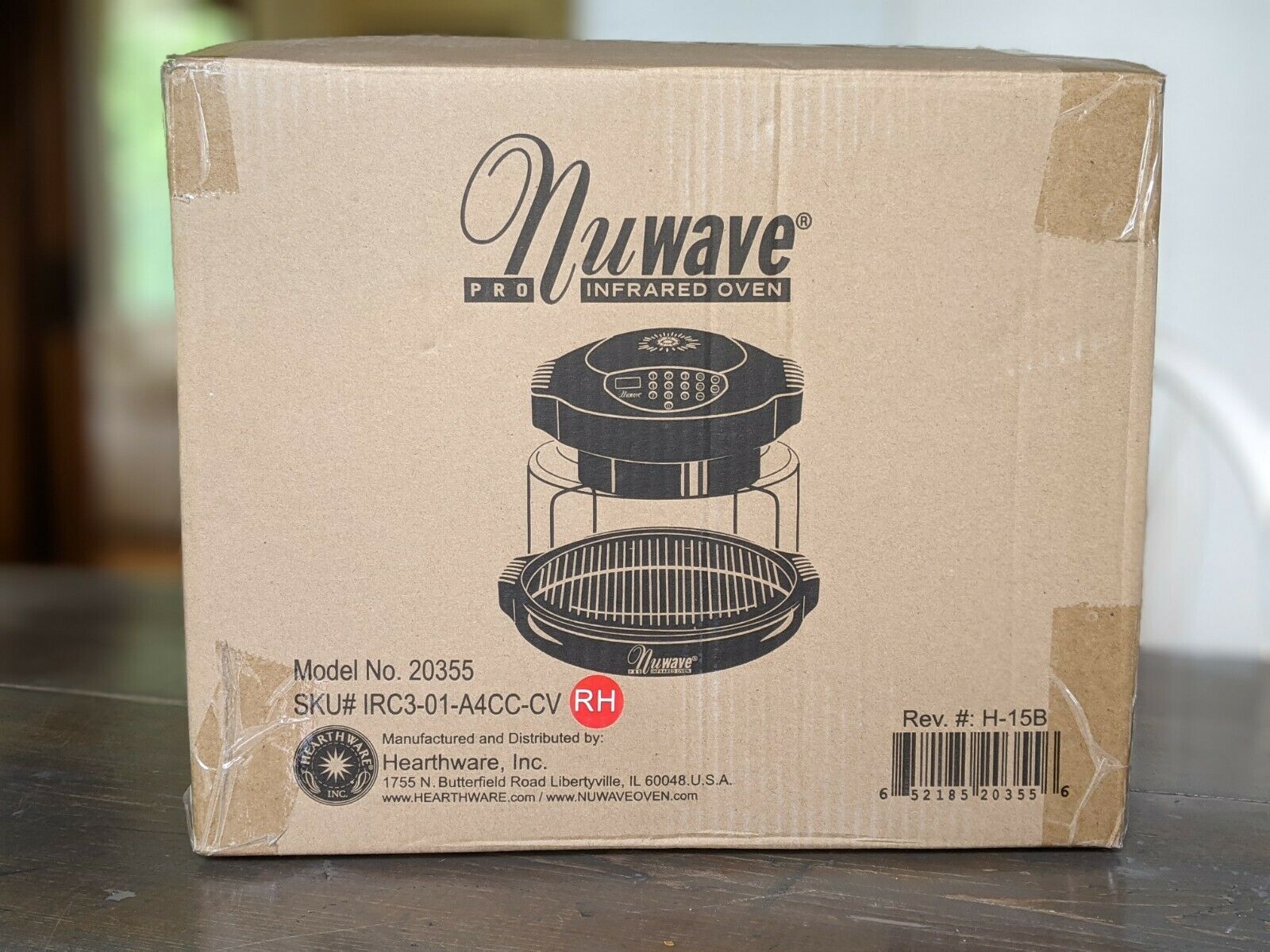 Nuwave Oven Pro Model Infrared Convection Oven Black Lid Clear Dome 20355 In Box