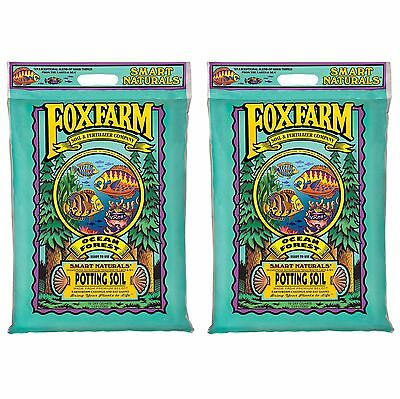 Foxfarm Fx14053 Ocean Forest Organic Garden Potting Soil Mix 12 Quarts (2 Pack)