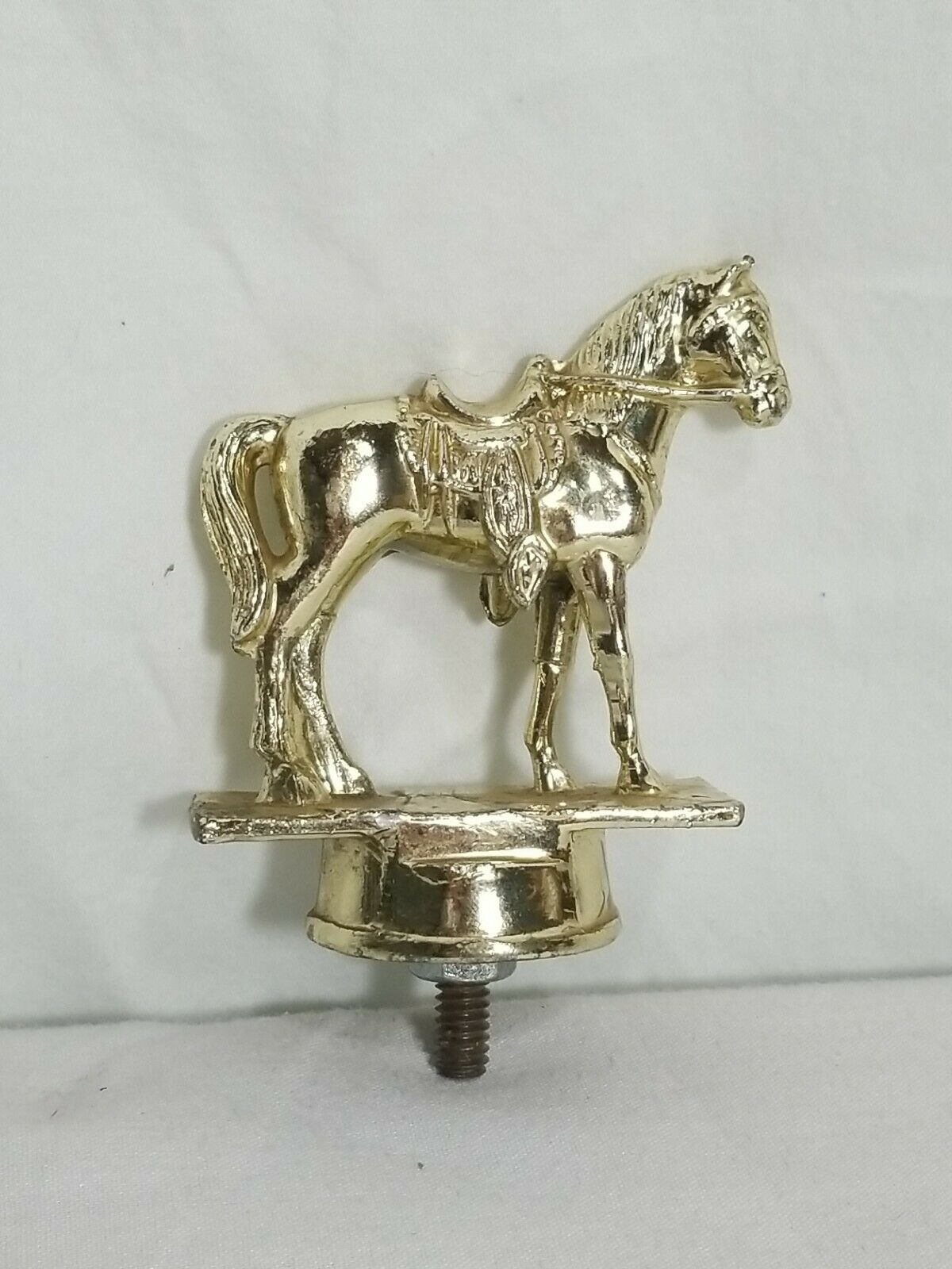 Vintage Western Horse Gold Trophy Topper Metal Lot D