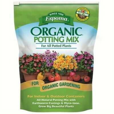 Espoma Ap16 16-quart Organic Potting Mix- Pack Of 2 Bags