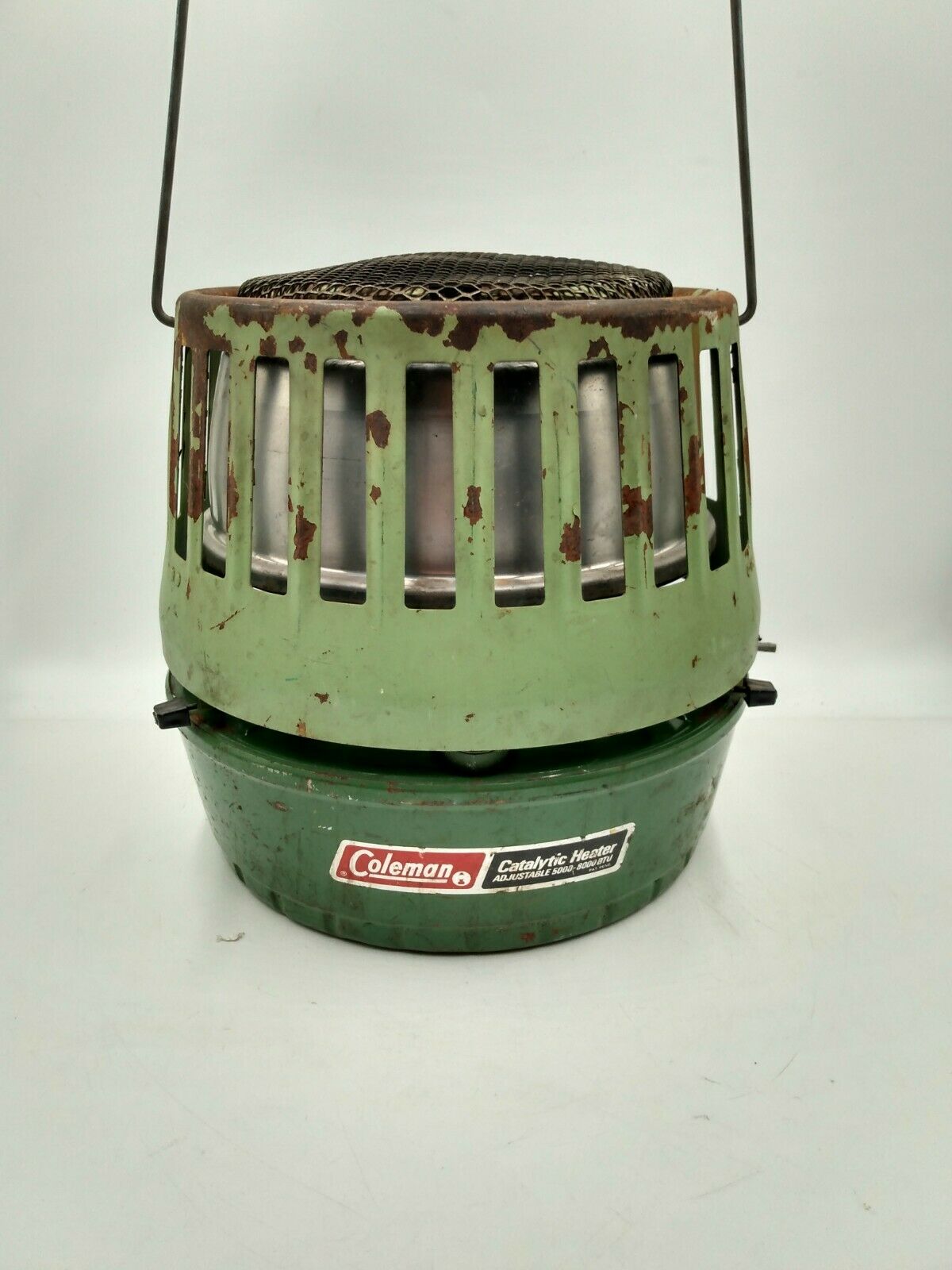 Vintage Coleman Deluxe Catalytic Heater 5000-8000 Btu Avocado 515a