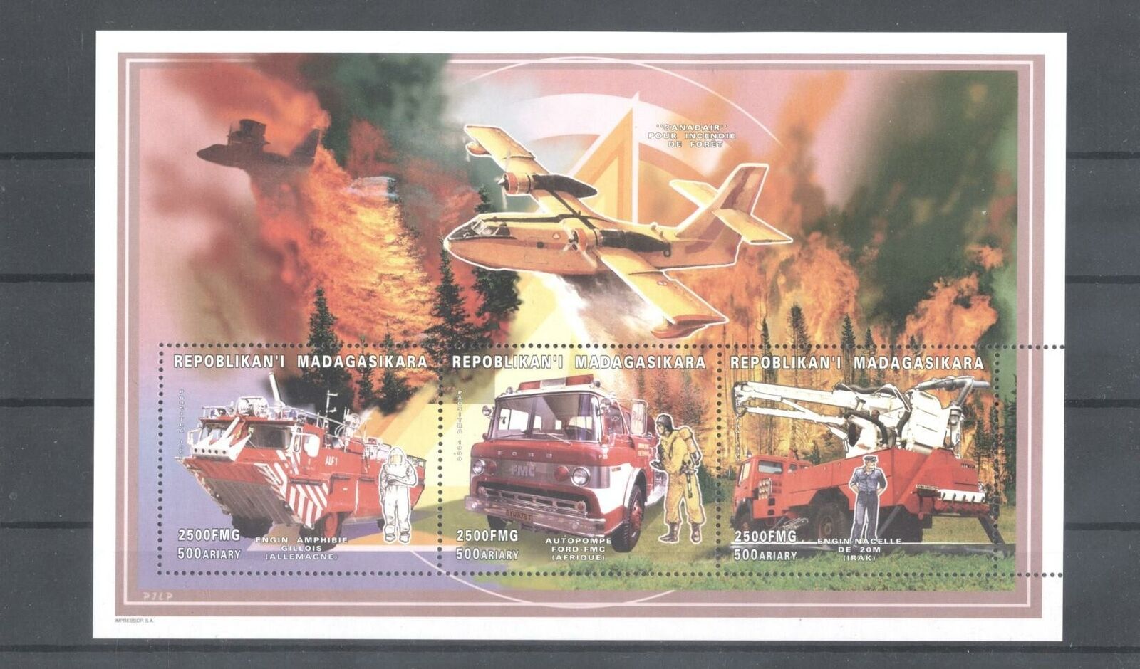 (854555) Aircraft, Fire Engines, Madagascar