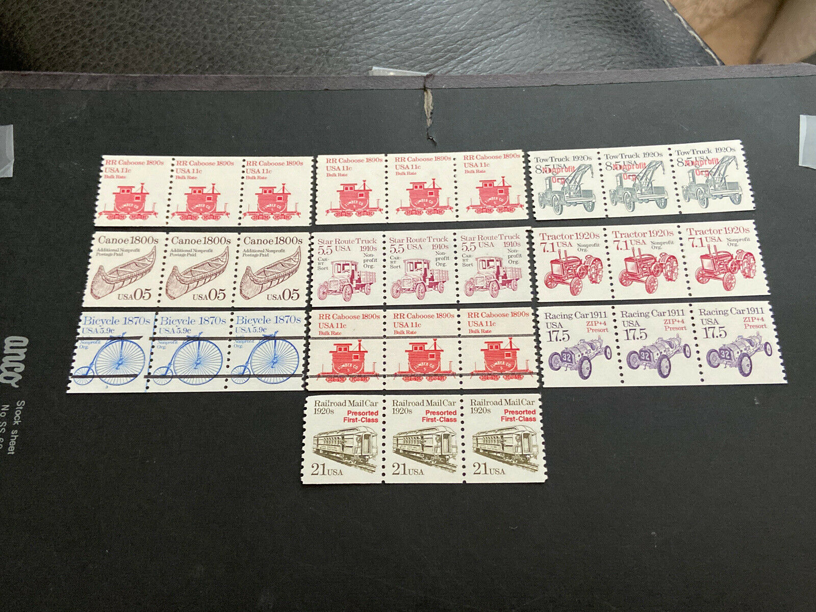 Us Stamp Scott-# 1905x2,2453,2125a,2129a,2127a,1901a,1905a,2262,2265-coils...mnh