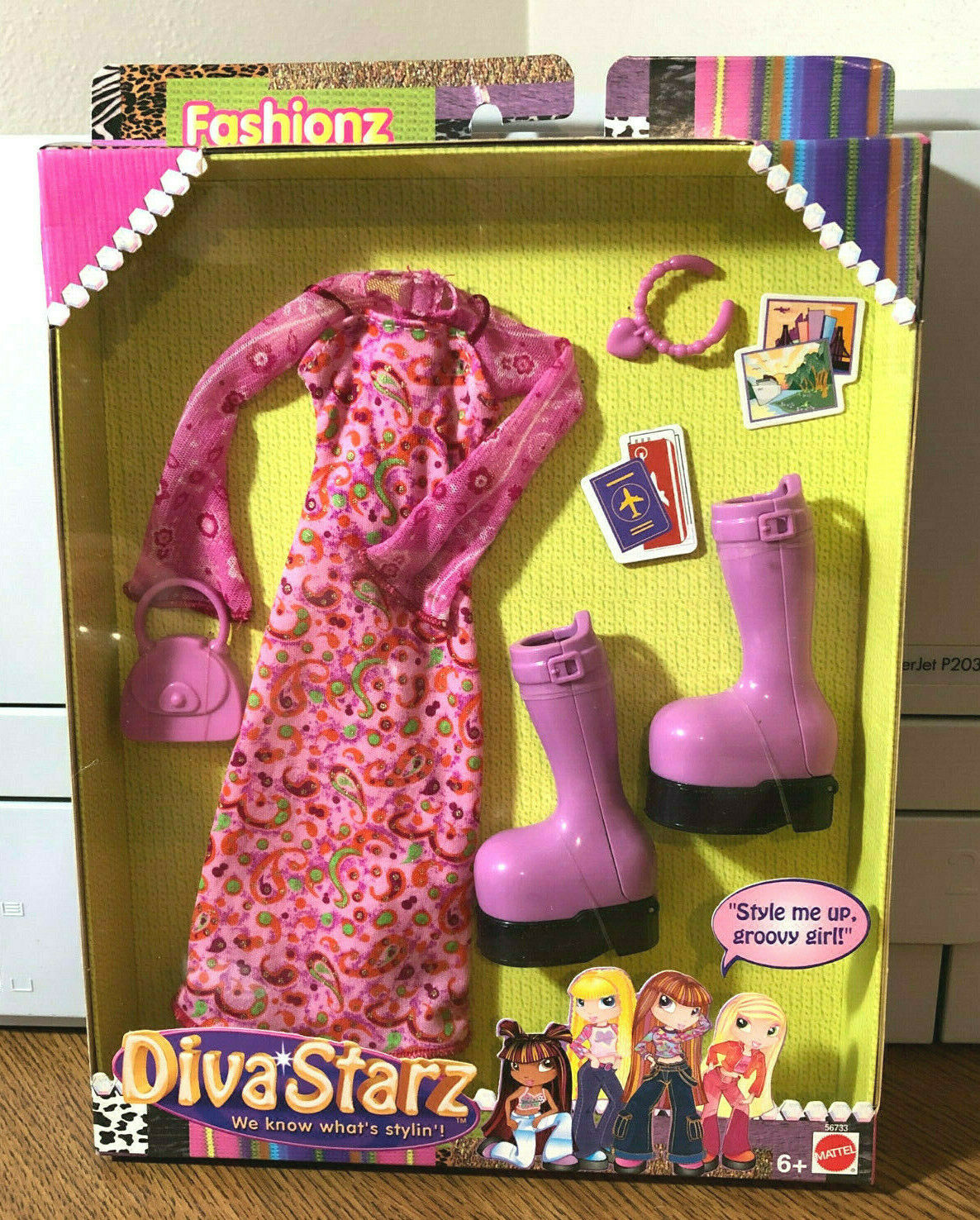 2002 Mattel Diva Starz Fashionz Mib/nrfb